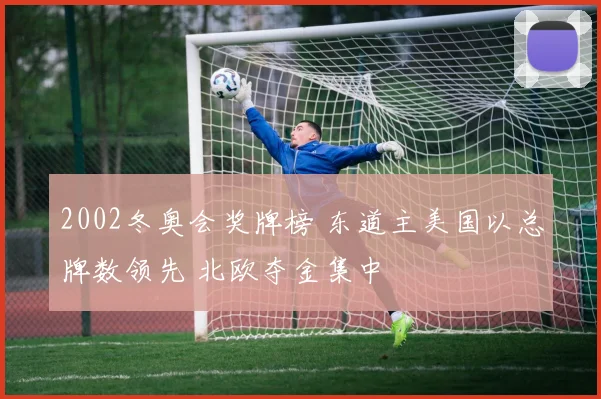 2002冬奥会奖牌榜 东道主美国以总牌数领先 北欧夺金集中
